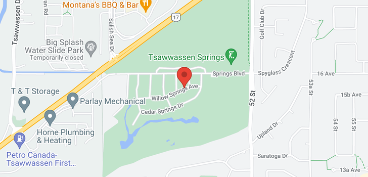 map of 4958 WILLOW SPRINGS AVE AVENUE